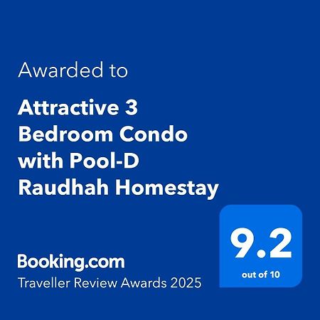 Attractive 3 Bedroom Condo With Pool-D Raudhah Homestay Каджанг Экстерьер фото